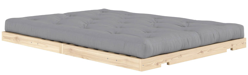 Schlafsofa FLIP Sofa Bett Kiefer massiv unbehandelt Polster Grey Klappcouch von Karup