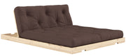 Schlafsofa FLIP Sofa Bett Kiefer massiv unbehandelt Polster Braun Klappcouch von Karup