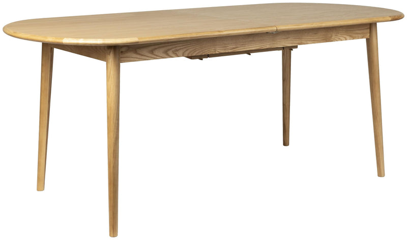 Esstisch TWIST OVAL von ZUIVER 180 x 90 ausziehbar Eiche furniert