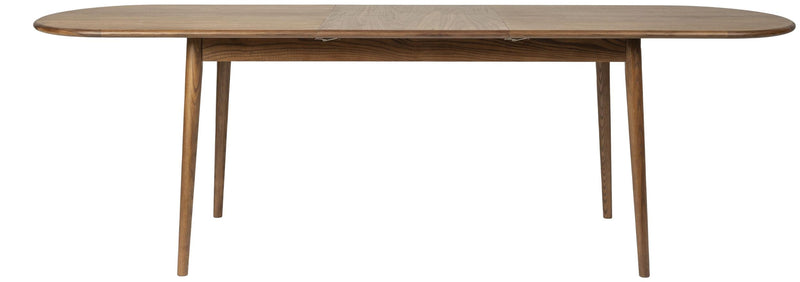 Esstisch TWIST OVAL von ZUIVER 180 x 90 ausziehbar Walnuss furniert