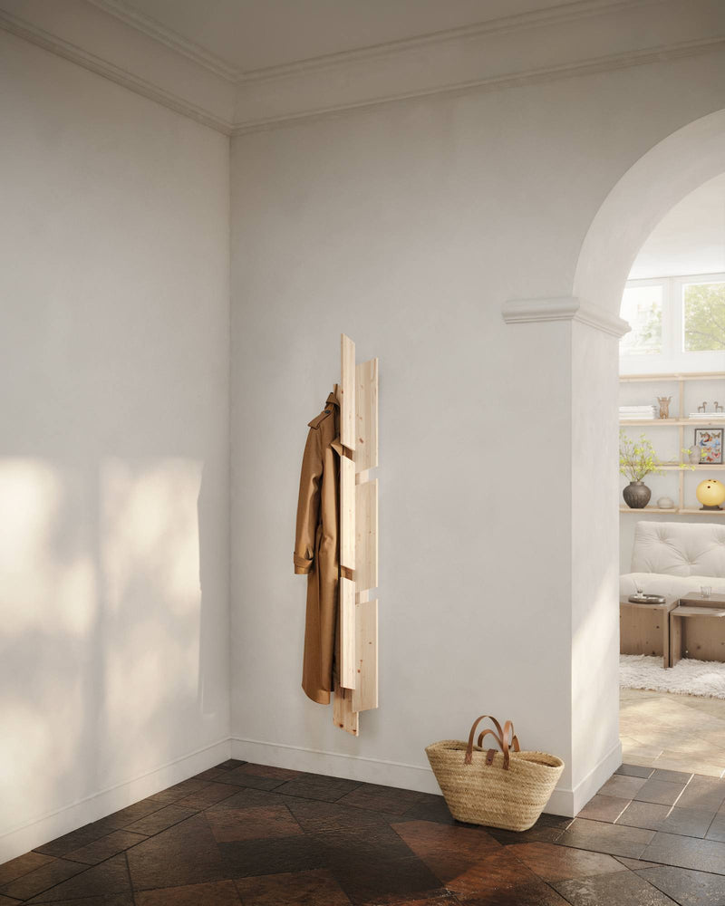 Wandgarderobe KEEPER Kiefer Natur Garderobenpaneel von Karup