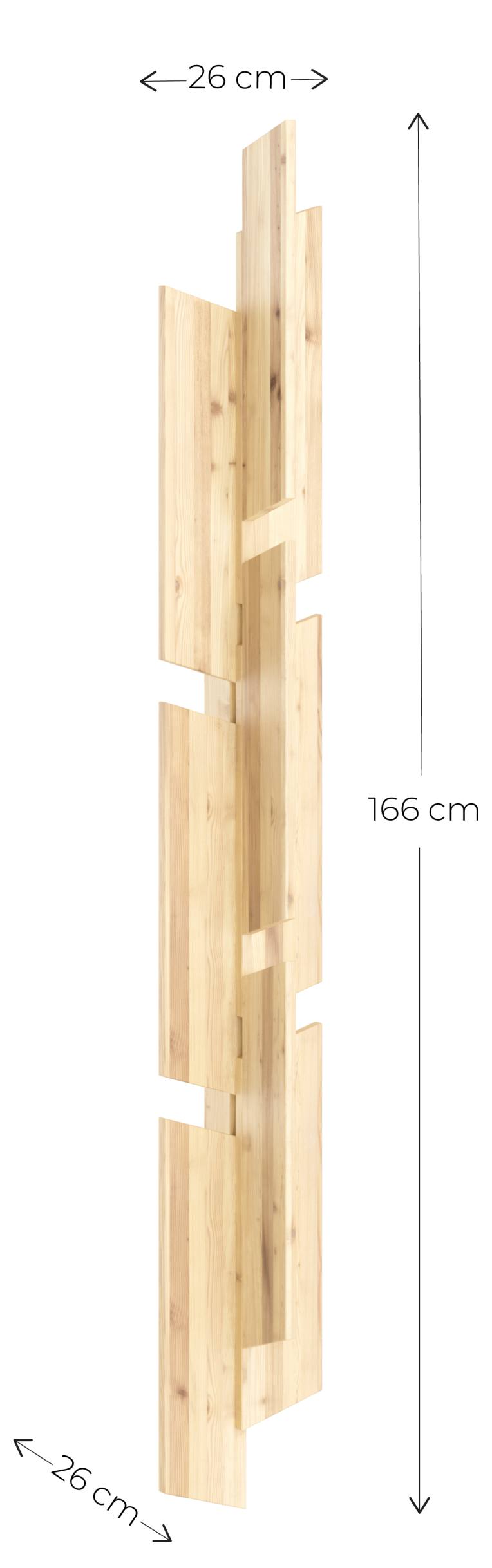 Wandgarderobe KEEPER Kiefer Natur Garderobenpaneel von Karup