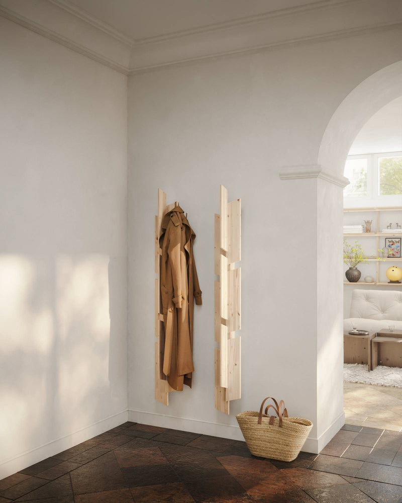 Wandgarderobe KEEPER Kiefer Natur Garderobenpaneel von Karup