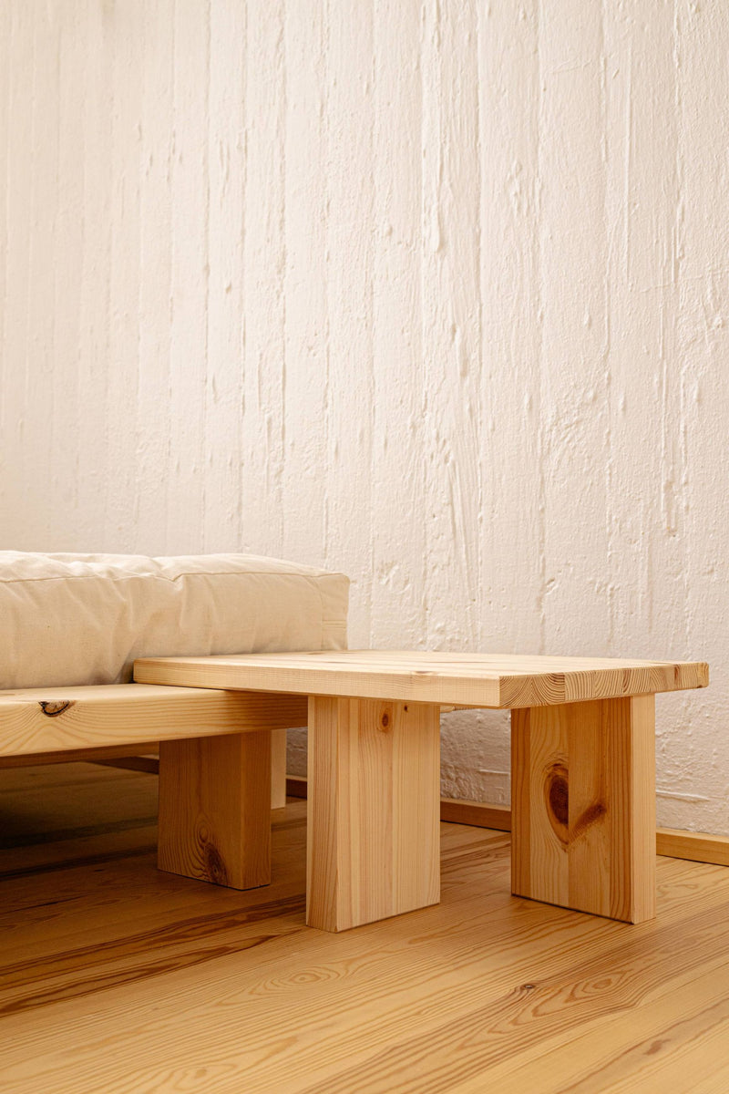 Nachttisch JAPAN Bed Side Table Kiefer massiv unfinished von Karup