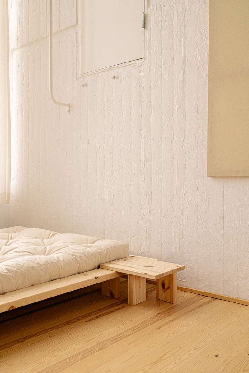 Nachttisch JAPAN Bed Side Table Kiefer massiv unfinished von Karup