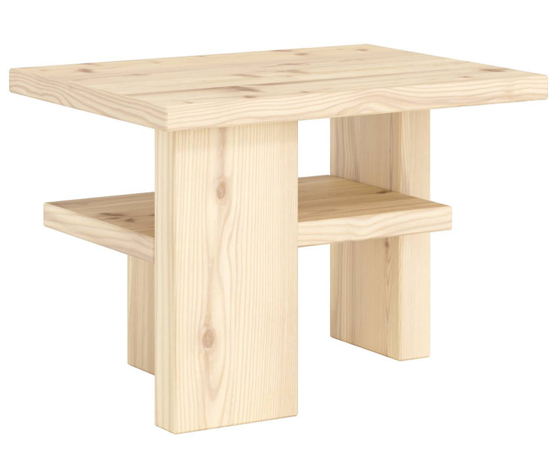 Beistelltisch JAPAN Side Table Kiefer massiv unfinished von Karup
