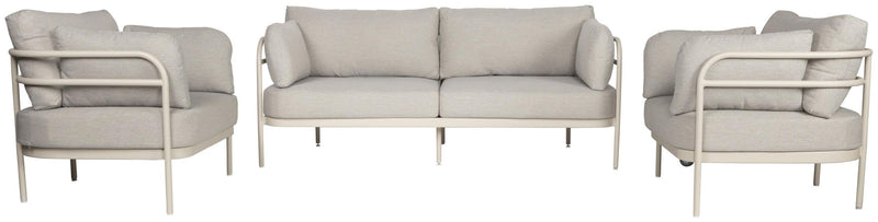 Garten Sitzgruppe VISTA von Zuiver Gartensofa Lounge Set 3-tlg