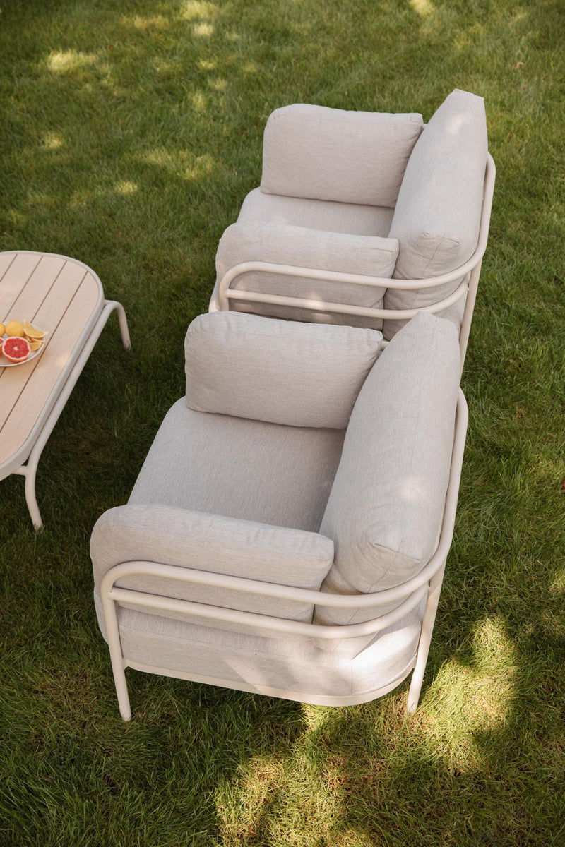 Garten Sitzgruppe VISTA von Zuiver Gartensofa Lounge Set 3-tlg