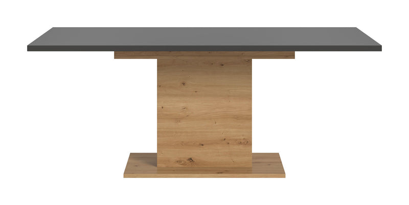 Esstisch ausziehbar Artisan Grau 150-190x76x90 cm modern elegant
