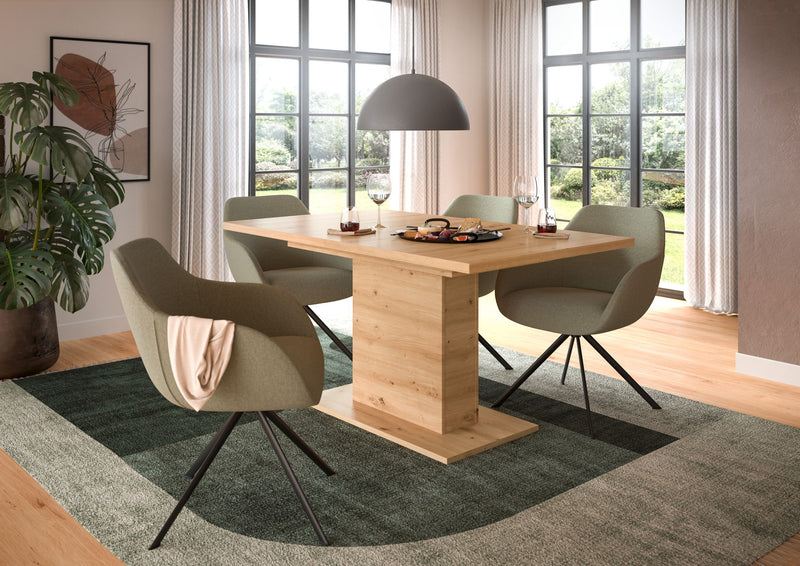 Esstisch ausziehbar Artisan Nachbildung 150-190x76x90 cm
