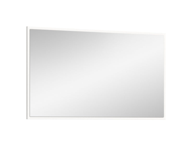 Spiegel Weiß Hochglanz 92x52x2 cm, moderner Stil, FSC-zertifiziert