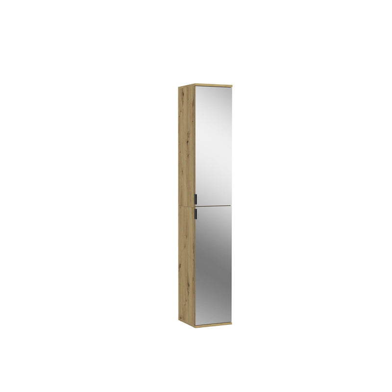 Spiegelschrank Artisan Eiche, Spiegelglas, 30x193x34 cm, FSC-zertifiziert