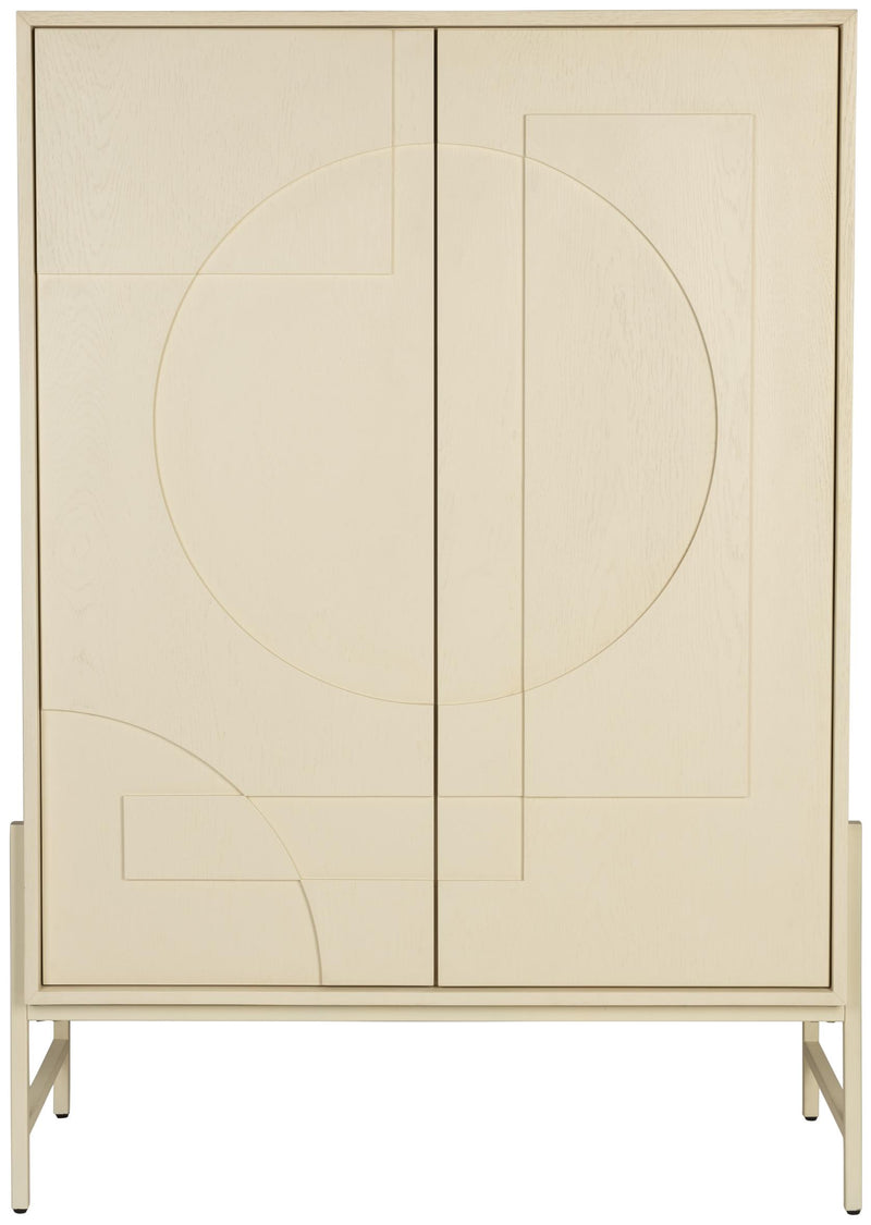ZUIVER Schrank Faces aus Eiche – Design-Highlight mit 3D-Front