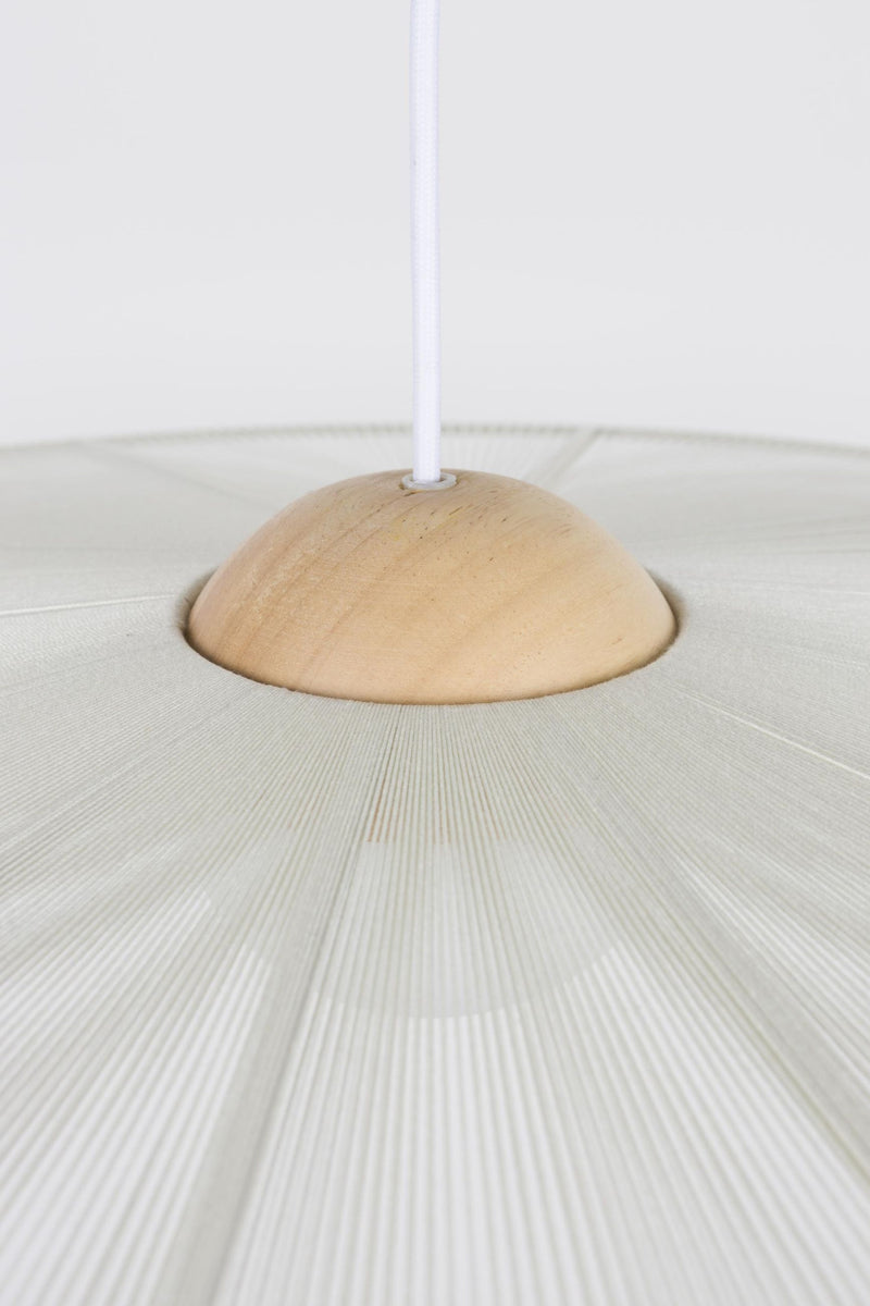 Zuiver Hängelampe Belle L Beige | Design-Leuchte mit Seil-Schirm