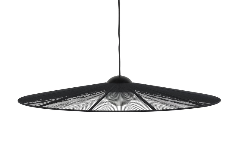 Hängelampe Belle L Schwarz | Elegantes Seil-Design von Zuiver
