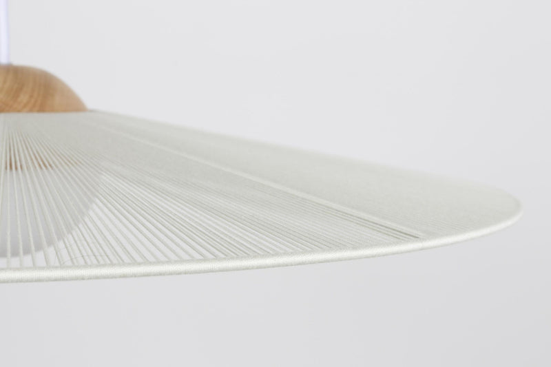 Zuiver Hängelampe Belle S Beige | Design-Leuchte mit Seil-Schirm