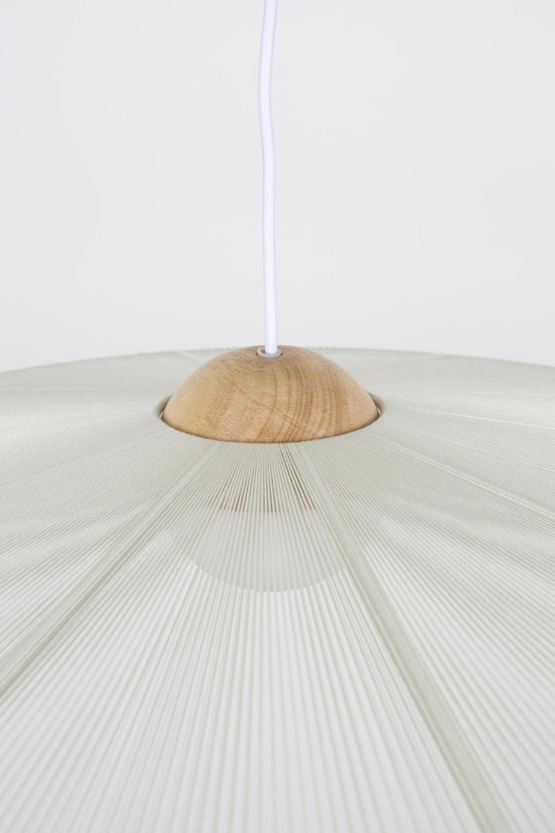 Zuiver Hängelampe Belle S Beige | Design-Leuchte mit Seil-Schirm