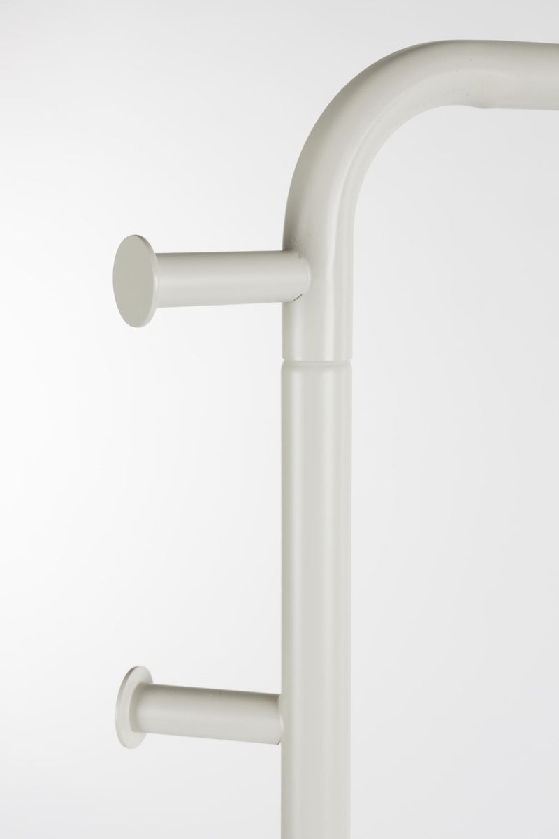 Standspiegel Vero Beige mit Garderobe | Design von Zuiver