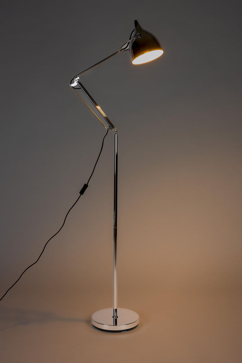 Zuiver Stehlampe Reader | Design-Klassiker in Chrom-Optik