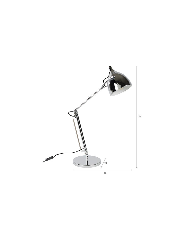 Zuiver Reader Schreibtischlampe | Verstellbar in Chrom