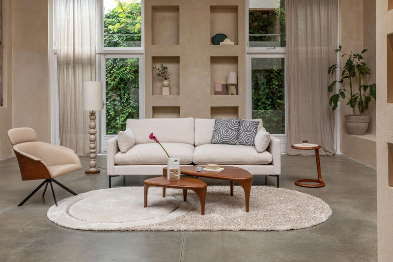 Lounge Sessel Frie | Design-Klassiker von Zuiver in Beige