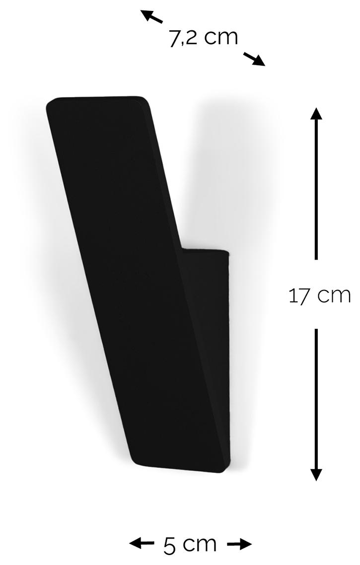 ANGLE 1 Wandhaken Design Garderobenhaken Stahl von Spinder
