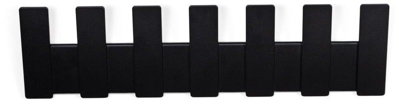 ANGLE 7 Wandgarderobe Hakenleiste, Minimalistischer Stahl, von Spinder