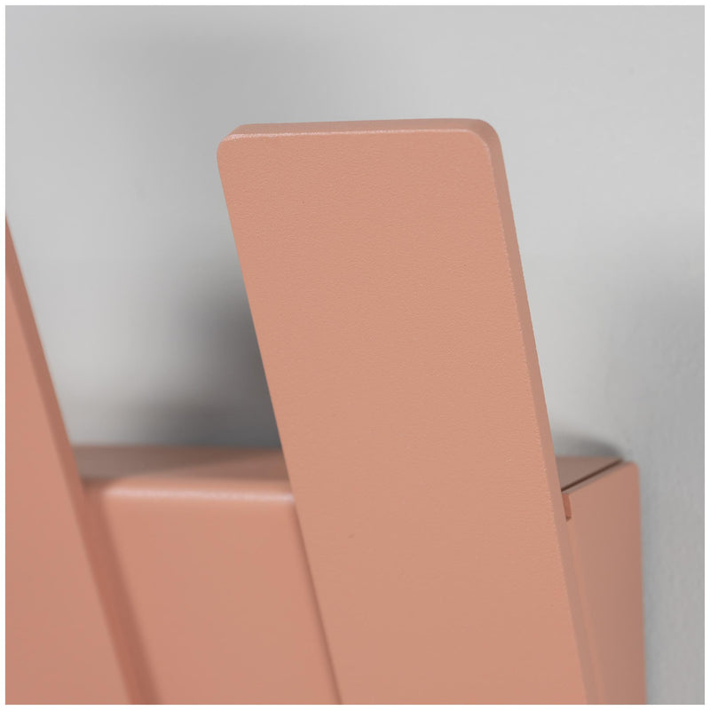 ANGLE 7 Wandgarderobe Hakenleiste, Minimalistischer Stahl, von Spinder