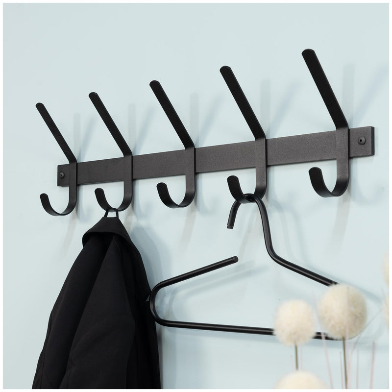 Wandgarderobe DEXTER 5 Stahl Minimalistisch viele Farben von Spinder
