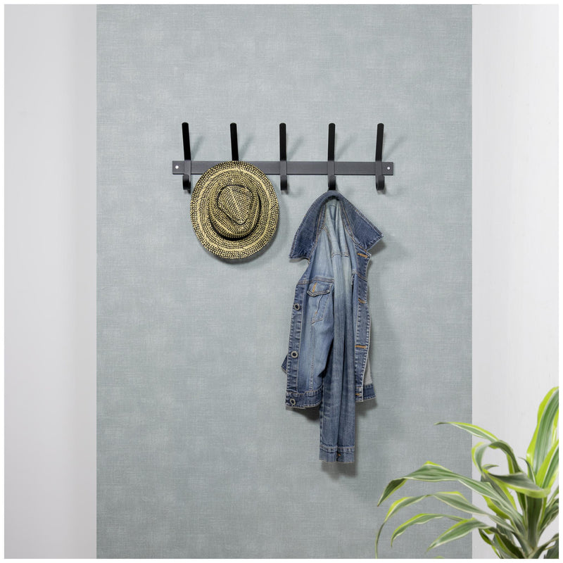 Wandgarderobe DEXTER 5 Stahl Minimalistisch viele Farben von Spinder