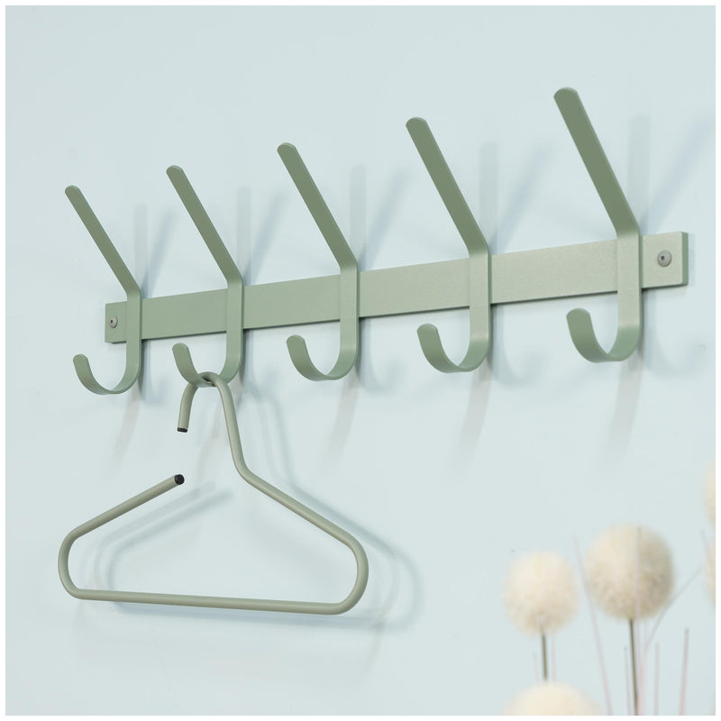 Wandgarderobe DEXTER 5 Stahl Minimalistisch viele Farben von Spinder