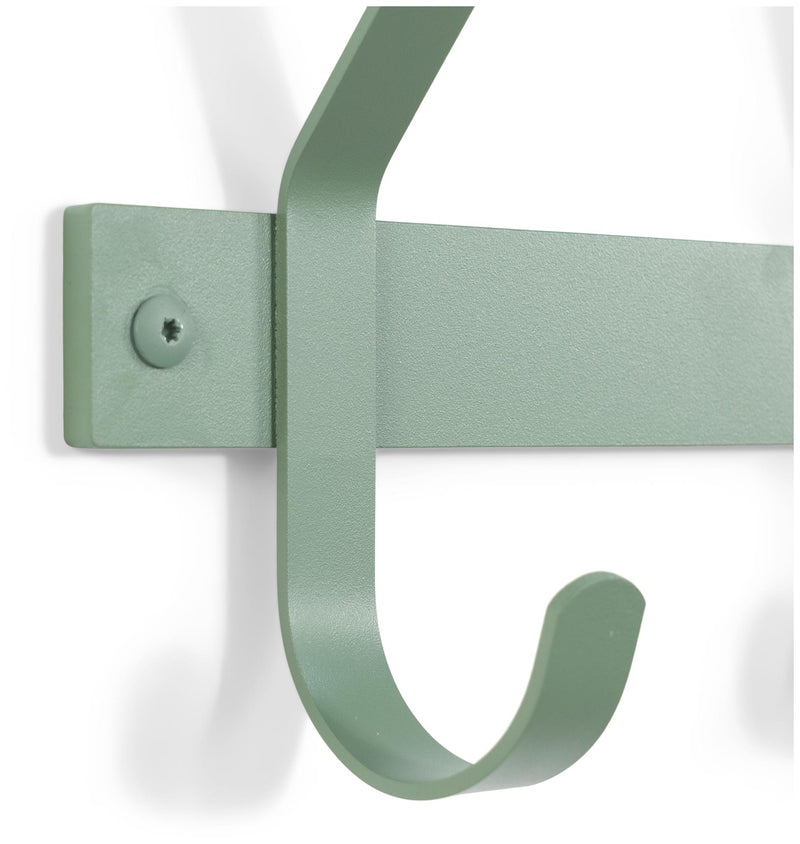 Wandgarderobe DEXTER 5 Stahl Minimalistisch viele Farben von Spinder