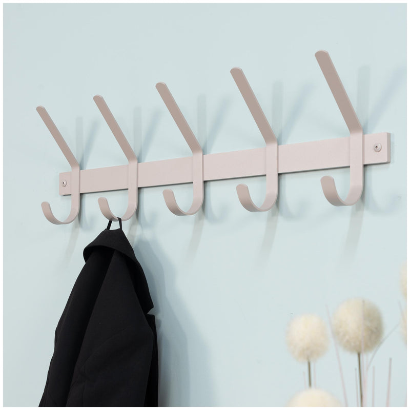 Wandgarderobe DEXTER 5 Stahl Minimalistisch viele Farben von Spinder