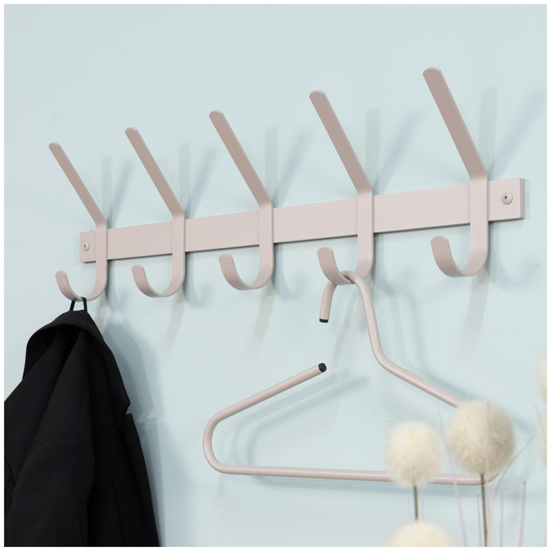 Wandgarderobe DEXTER 5 Stahl Minimalistisch viele Farben von Spinder