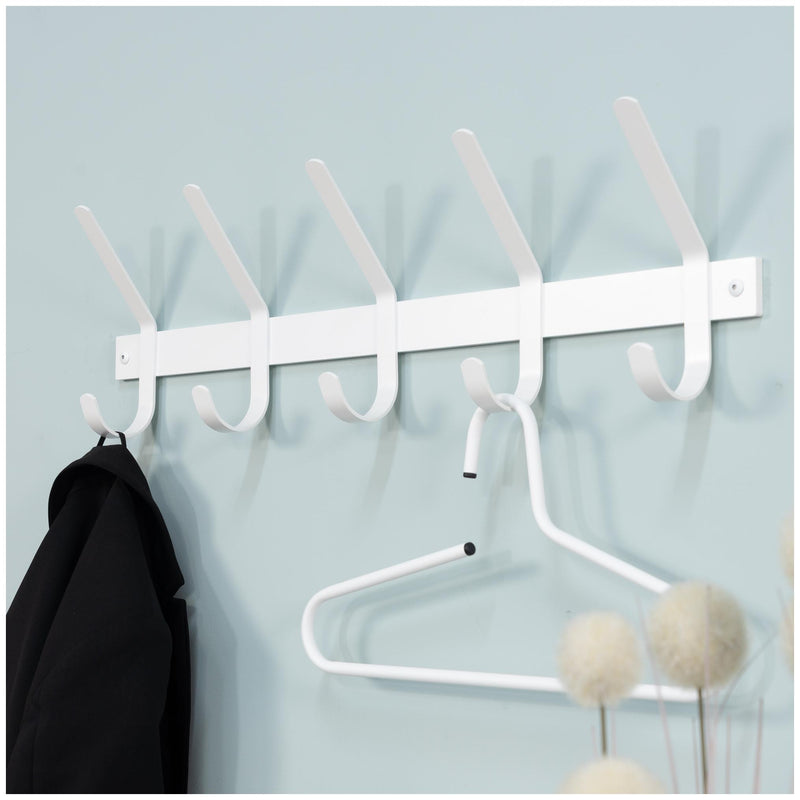 Wandgarderobe DEXTER 5 Stahl Minimalistisch viele Farben von Spinder