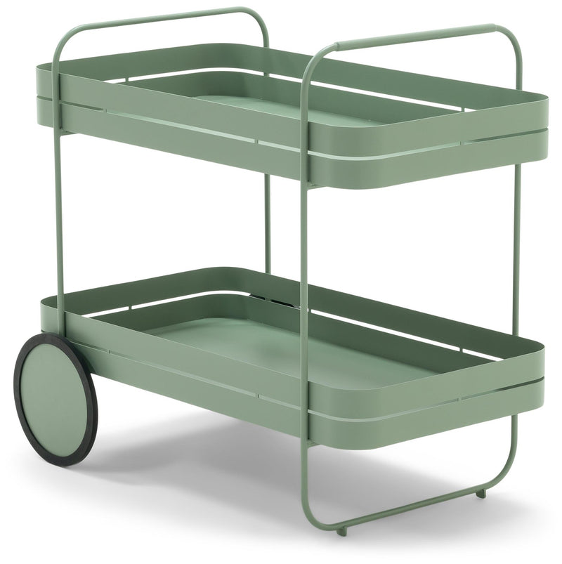 Gin & Trolley: Moderner Stahl-Servierwagen, in vier Farben von Spinder