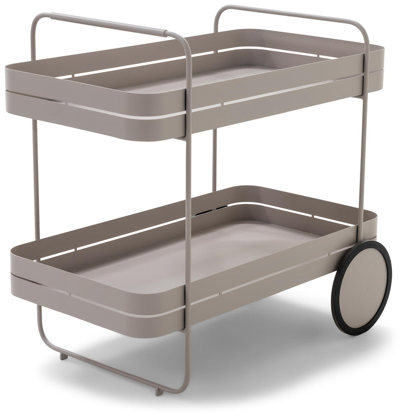 Gin & Trolley: Moderner Stahl-Servierwagen, in vier Farben von Spinder
