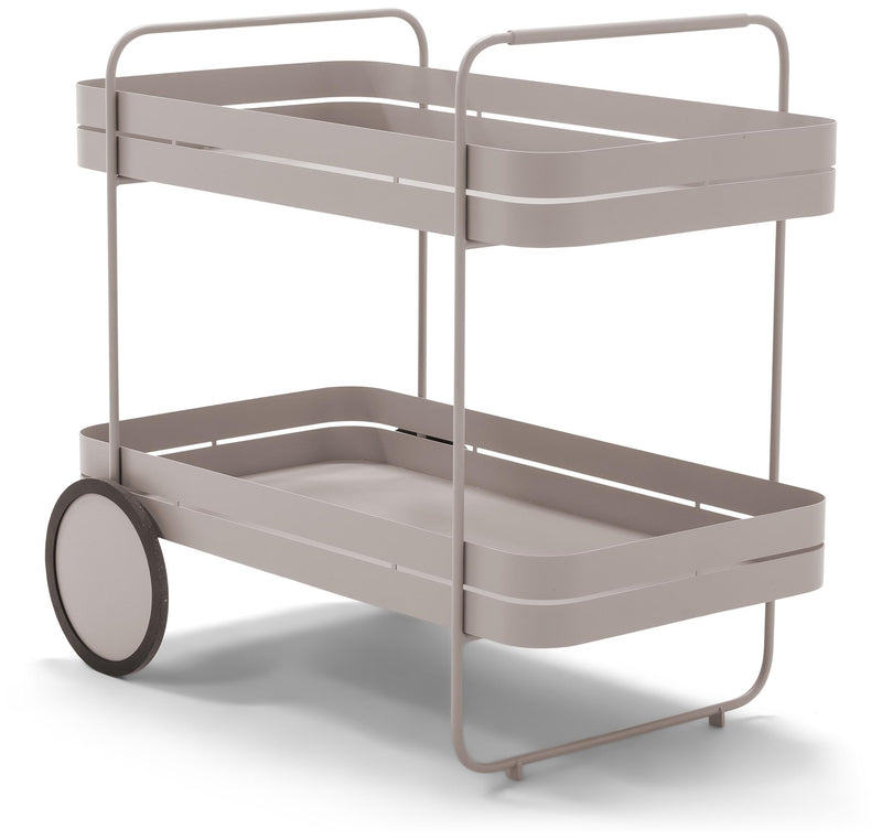 Gin & Trolley: Moderner Stahl-Servierwagen, in vier Farben von Spinder