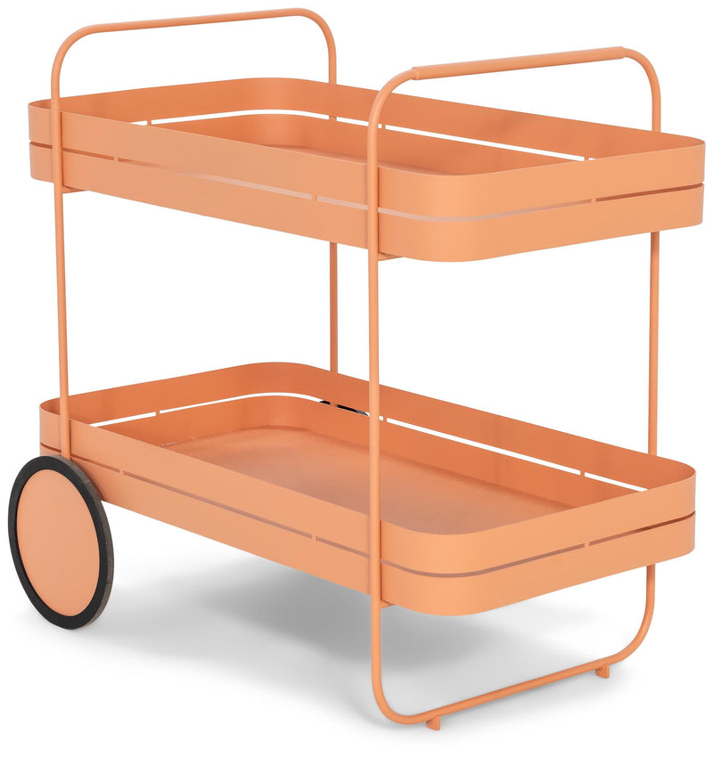 Gin & Trolley: Moderner Stahl-Servierwagen, in vier Farben von Spinder