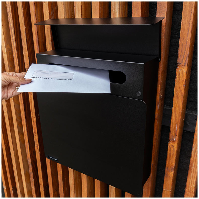 Briefkasten INBOX Stahl Mailbox - Modern Langlebig Sicher von Spinder