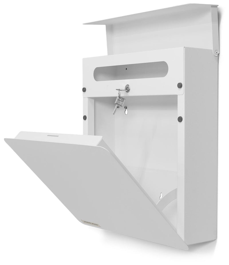 Briefkasten INBOX Stahl Mailbox - Modern Langlebig Sicher von Spinder