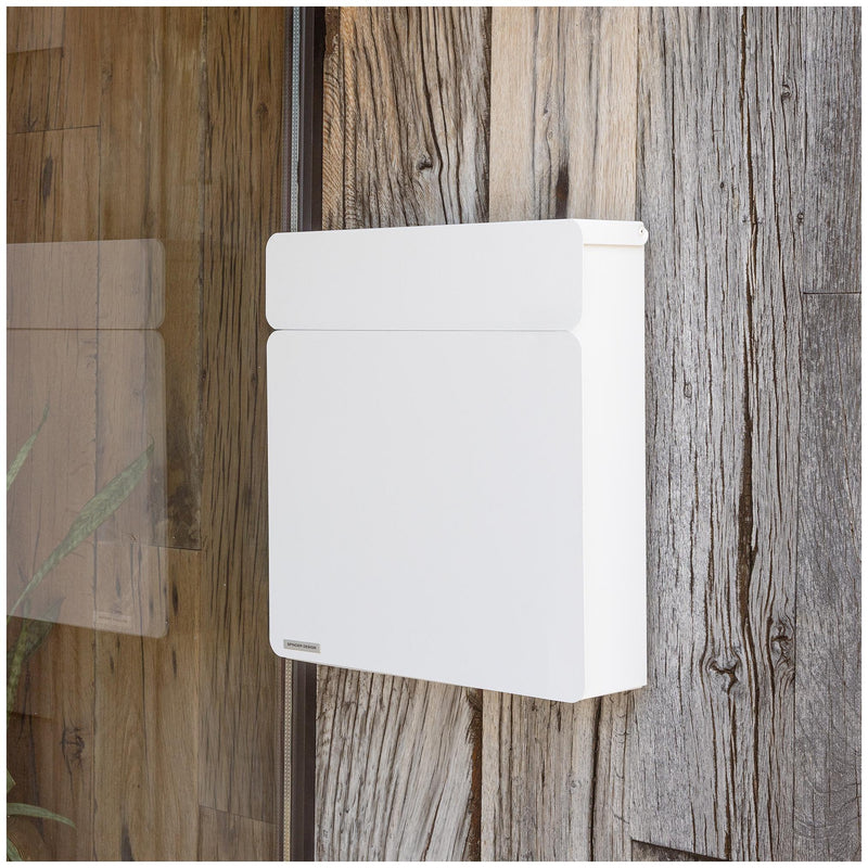 Briefkasten INBOX Stahl Mailbox - Modern Langlebig Sicher von Spinder