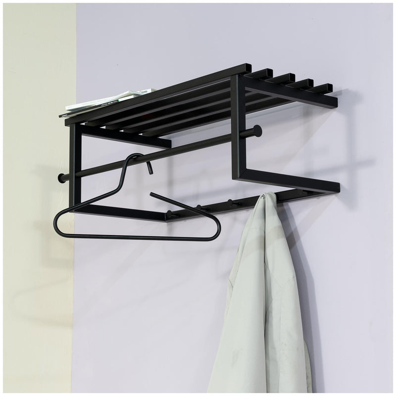 Spinder MARCO Garderobe: Skandinavischer Stahl, Schwarz, Modern