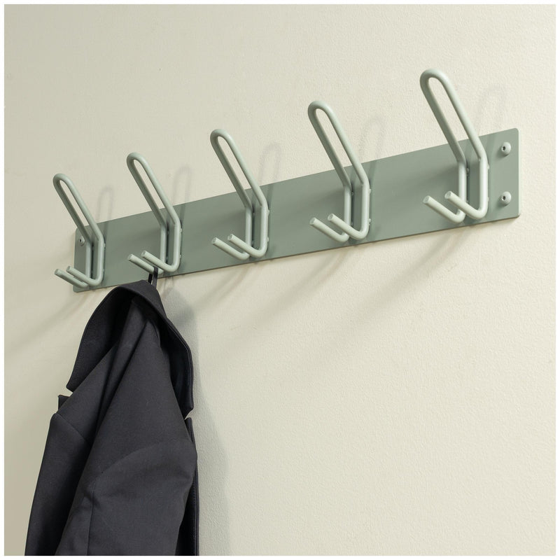 Wandgarderobe Hakenleiste MILES 5 Minimalistischer Stahl-Look Spinder