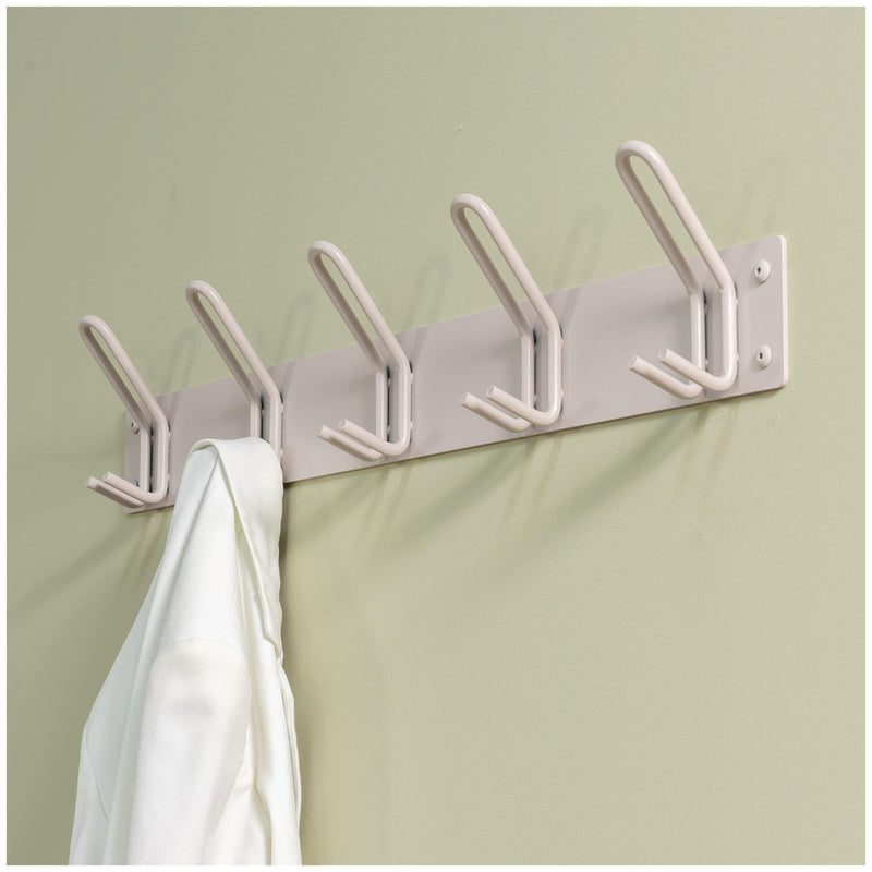 Wandgarderobe Hakenleiste MILES 5 Minimalistischer Stahl-Look Spinder