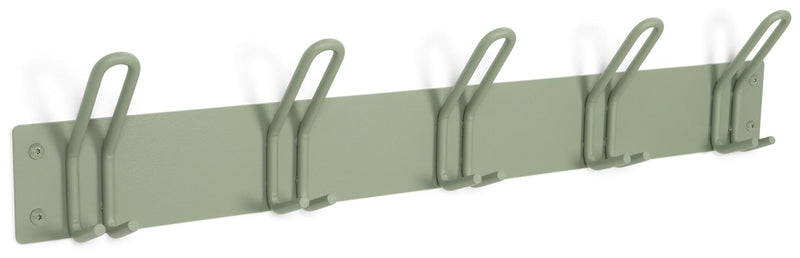 Wandgarderobe Hakenleiste MILES 5 Minimalistischer Stahl-Look Spinder