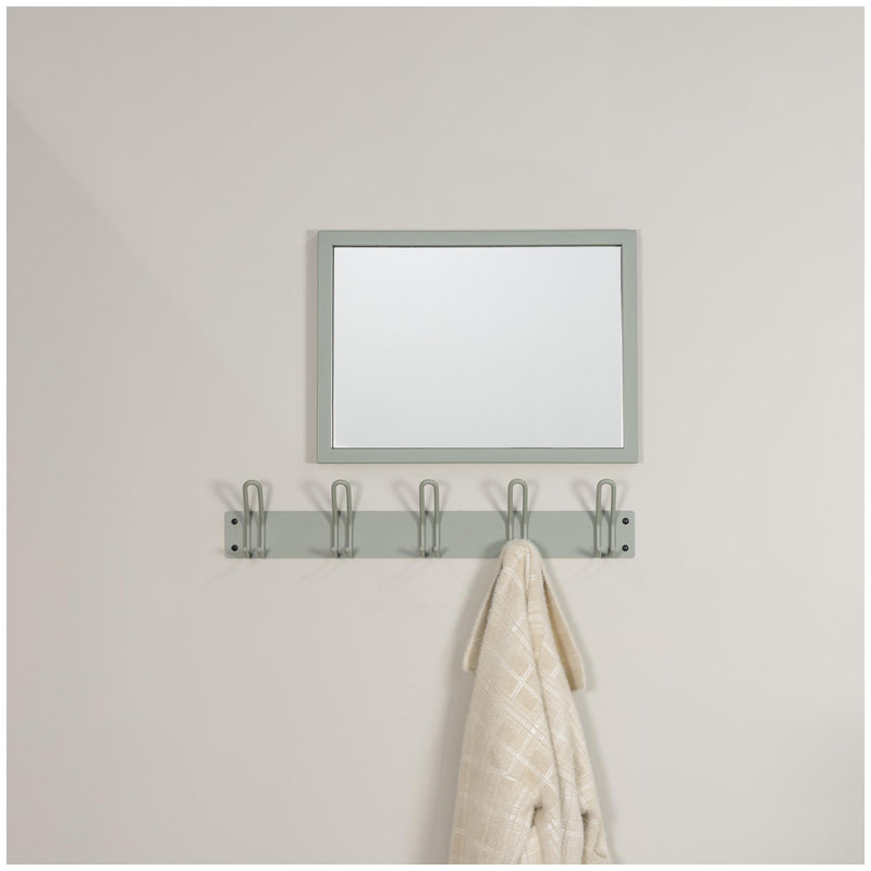 Wandgarderobe Hakenleiste MILES 5 Minimalistischer Stahl-Look Spinder