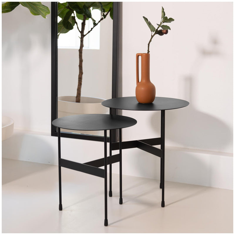 Spinder MIRA HIGH Beistelltisch, Stahl, rund, skandinavisch modern