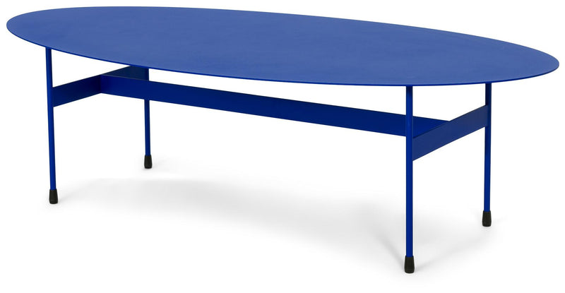Spinder MIRA OVAL Couchtisch 125 x 40 cm Oval Stahl Minimalistisch