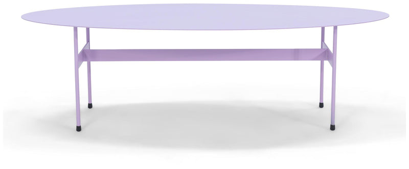 Spinder MIRA OVAL Couchtisch 125 x 40 cm Oval Stahl Minimalistisch